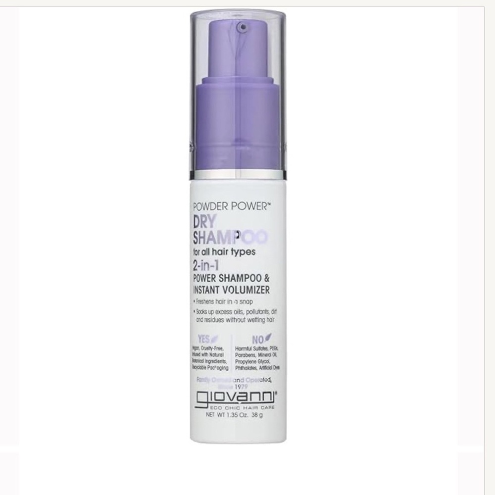 Giovanni 2 in 1 Dry Shampoo & Volumizer for All Hair Types